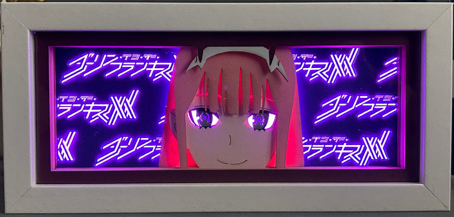 Darling in the Franxx - Zero Two Light Box (Shipping Calculated At Checkout)
