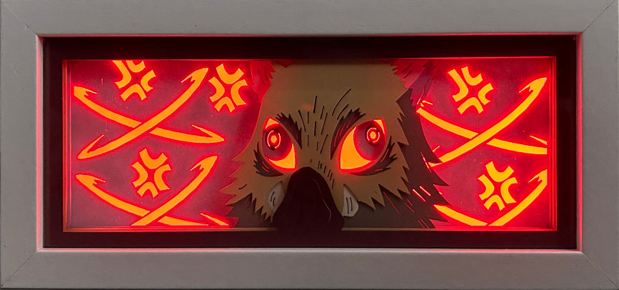 Demon Slayer - Inosuke Light Box (Shipping Calculated At Checkout)