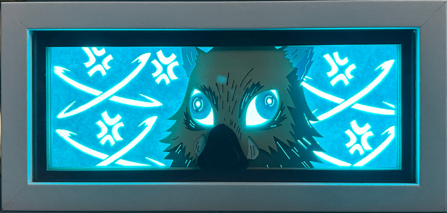 Demon Slayer - Inosuke Light Box (Shipping Calculated At Checkout)
