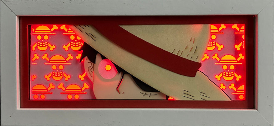 One Piece - Luffy Light Box (Shipping Calculated At Checkout)