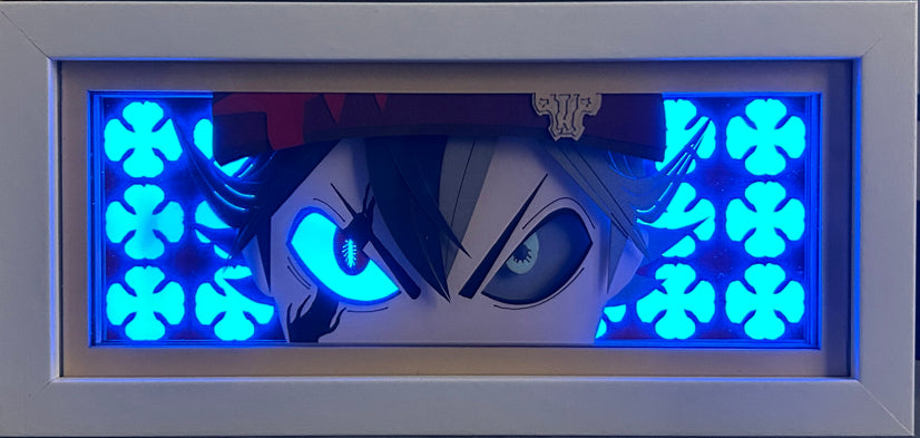 Black Clover- Asta Light Box (Shipping Calculated At Checkout)