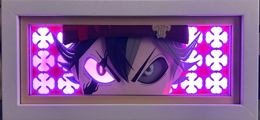 Black Clover- Asta Light Box (Shipping Calculated At Checkout)