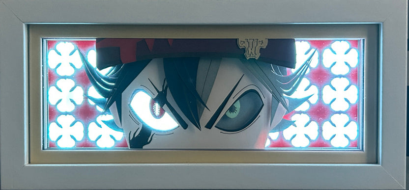 Black Clover- Asta Light Box (Shipping Calculated At Checkout)