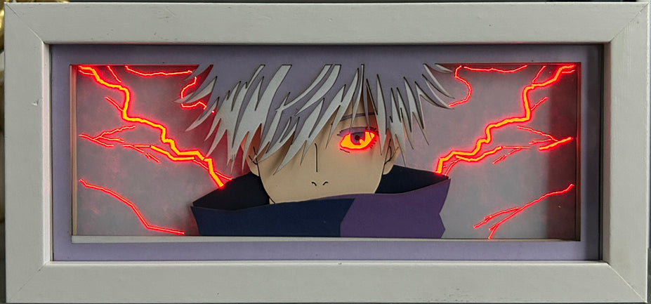 Jujustsu Kaisen - Gojo Satoru Light Box (Shipping Calculated At Checkout)
