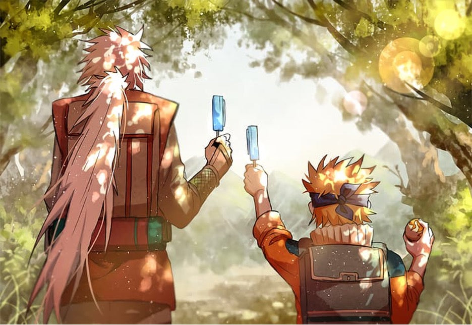 Naruto - Jiraiya x Naruto Credit Card Sticker (Please Read Description)