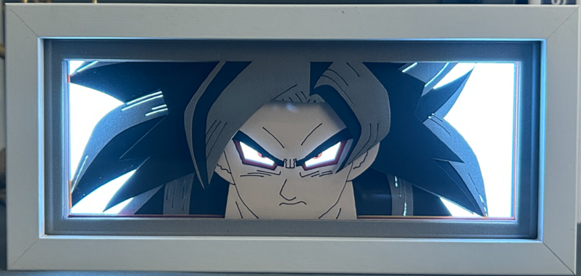 Dragon Ball - Super Saiyan 4 Goku Light Box (Shipping Calculated At Checkout)