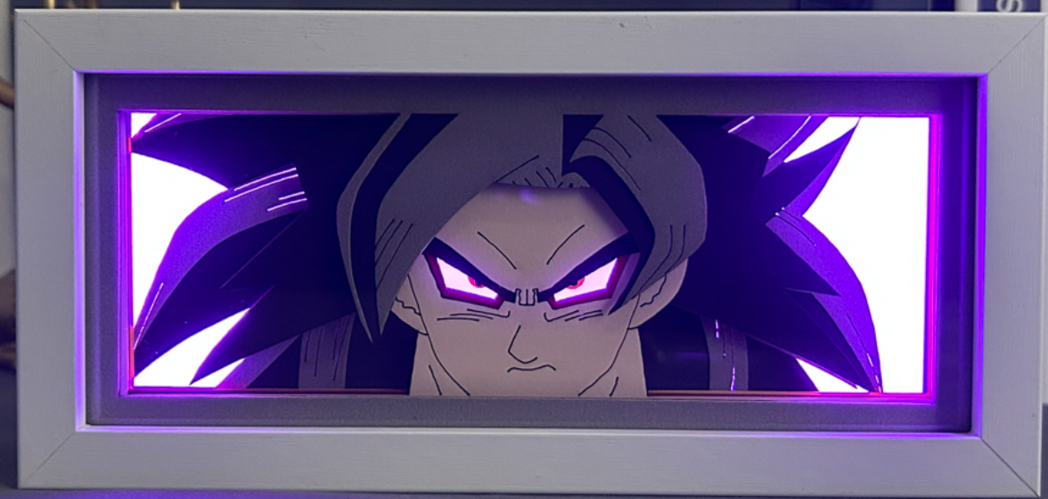 Dragon Ball - Super Saiyan 4 Goku Light Box (Shipping Calculated At Checkout)