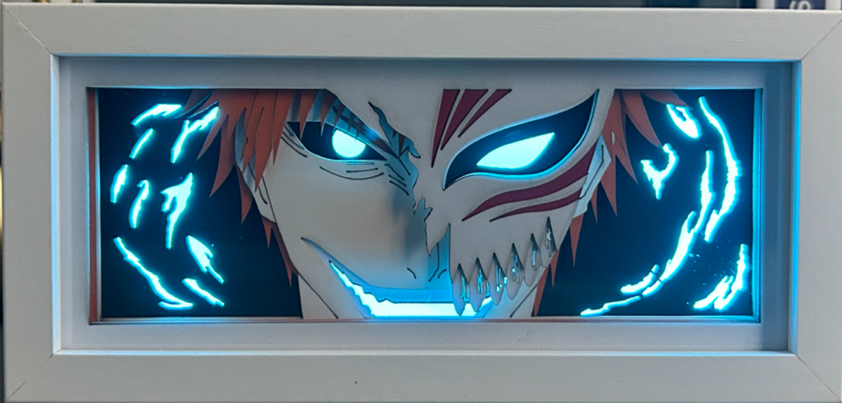 Bleach - Ichigo Hollow Mask Light Box (Shipping Calculated At Checkout)
