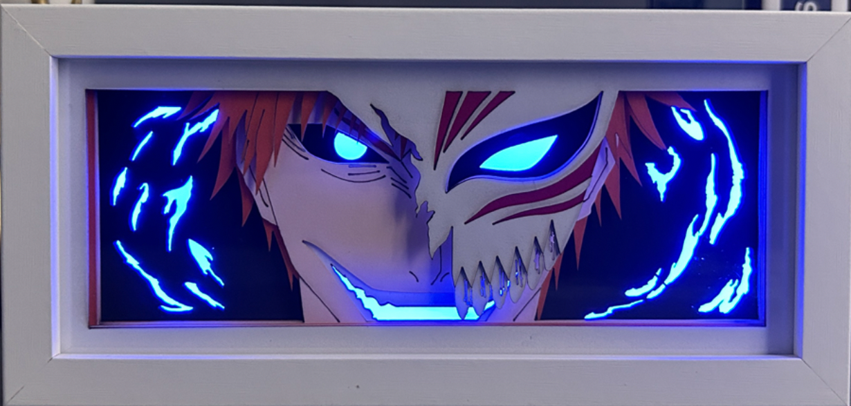 Bleach - Ichigo Hollow Mask Light Box (Shipping Calculated At Checkout)