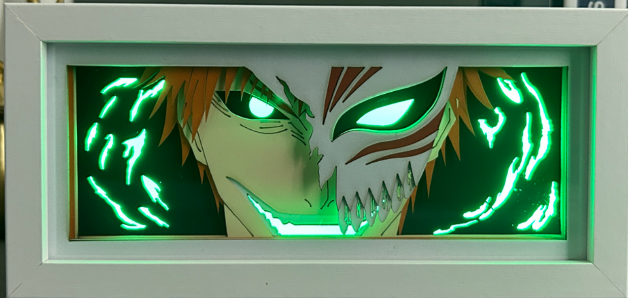 Bleach - Ichigo Hollow Mask Light Box (Shipping Calculated At Checkout)