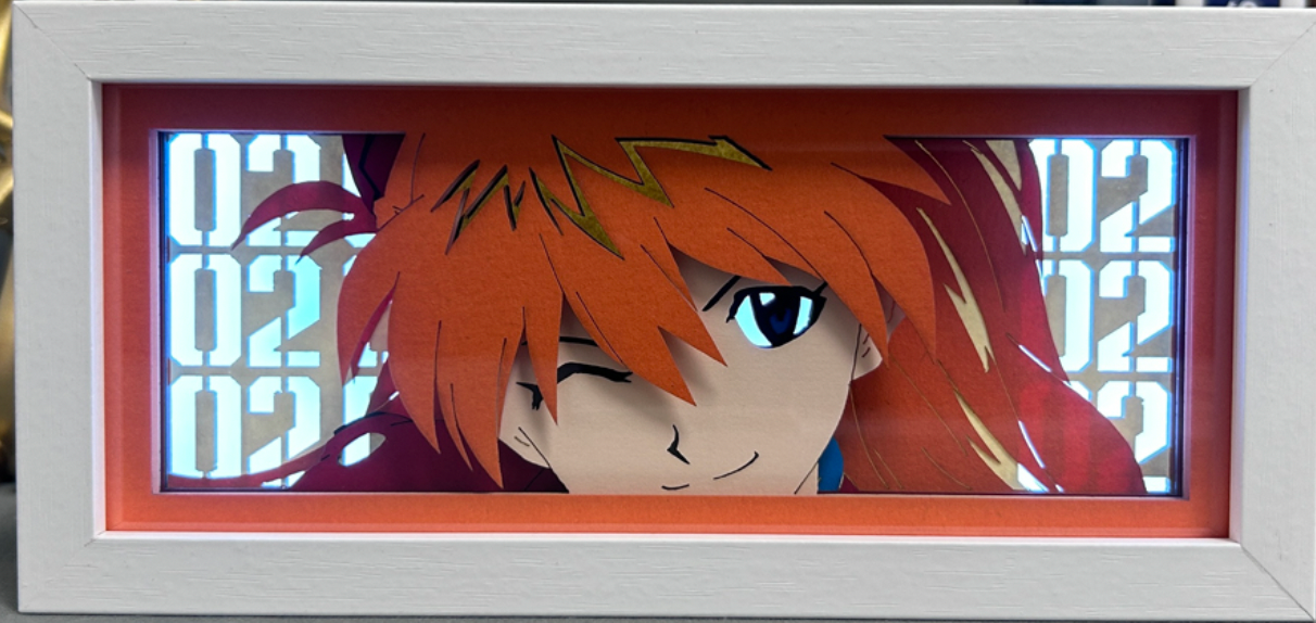Neon Genesis Evangelion - Asuka Light Box (Shipping Calculated At Checkout)