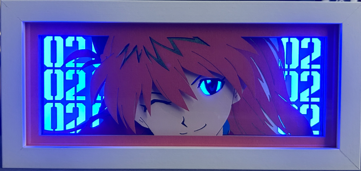 Neon Genesis Evangelion - Asuka Light Box (Shipping Calculated At Checkout)