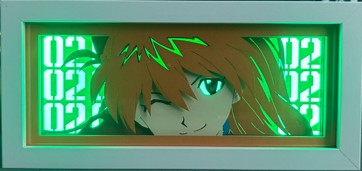 Neon Genesis Evangelion - Asuka Light Box (Shipping Calculated At Checkout)