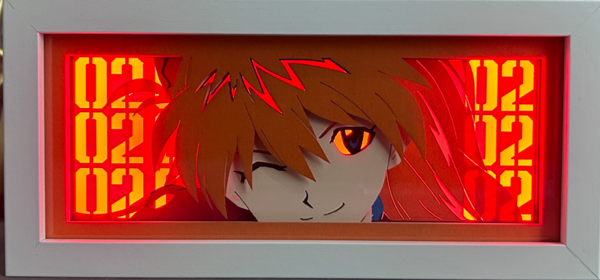 Neon Genesis Evangelion - Asuka Light Box (Shipping Calculated At Checkout)