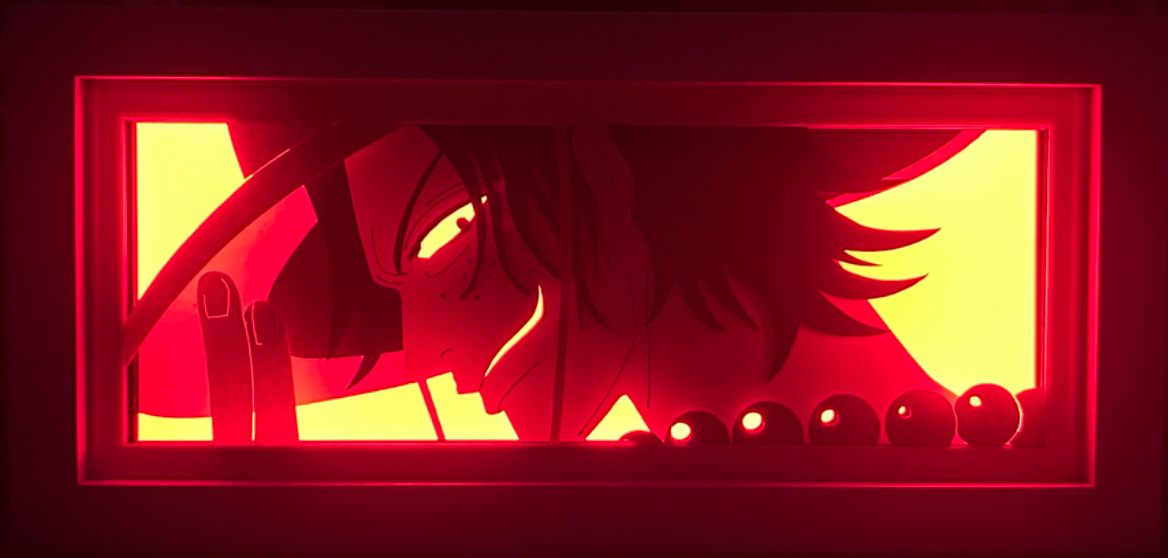 One Piece - Ace Light Box (Shipping Calculated At Checkout)