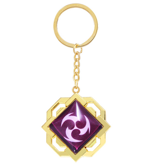 Genshin Impact - Electro Liyue Vision Metal Keychain