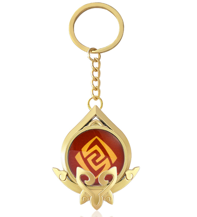 Genshin Impact - Geo Sumeru Vision Metal Keychain