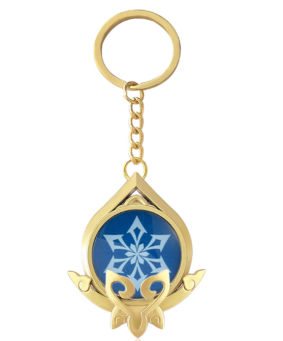 Genshin Impact - Cryo Sumeru Vision Metal Keychain