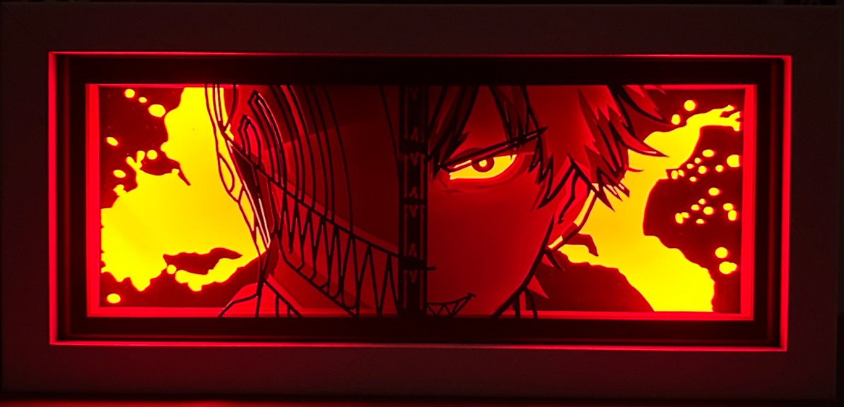 Chainsaw Man - Denji Mask Light Box (Shipping Calculated At Checkout)