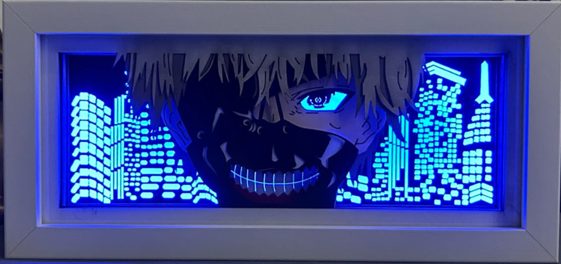 Tokyo Ghoul- Kaneki Ken Mask Light Box (Shipping Calculated At Checkout)