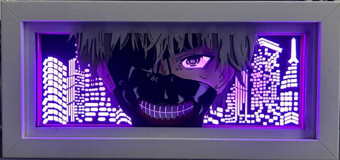 Tokyo Ghoul- Kaneki Ken Mask Light Box (Shipping Calculated At Checkout)