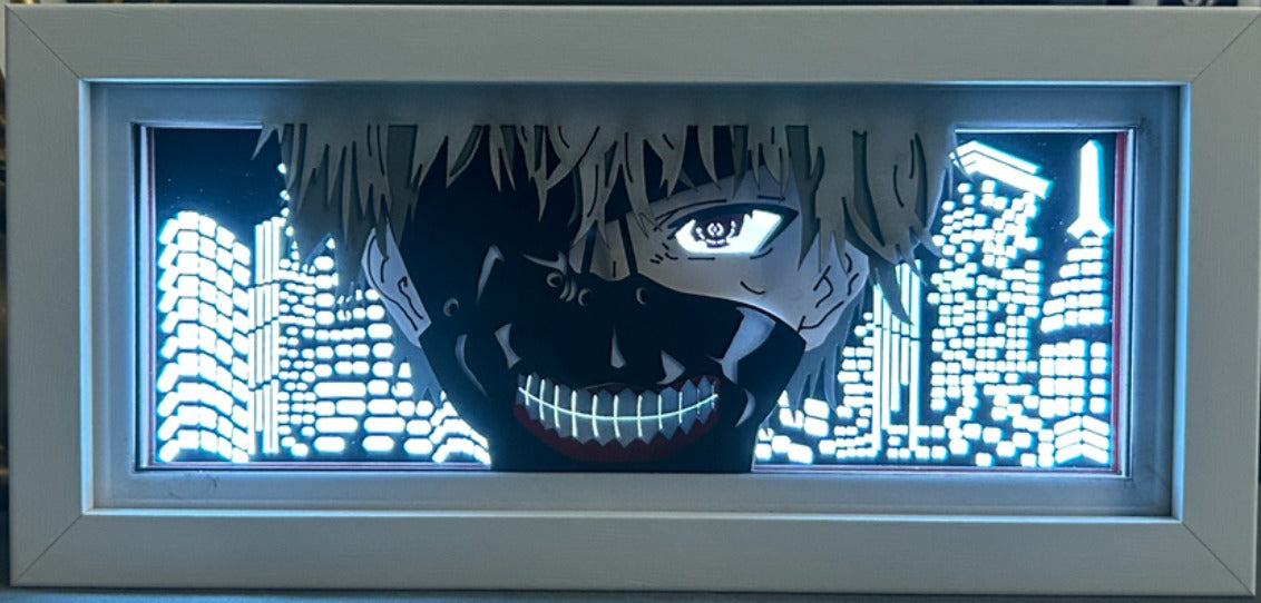 Tokyo Ghoul- Kaneki Ken Mask Light Box (Shipping Calculated At Checkout)