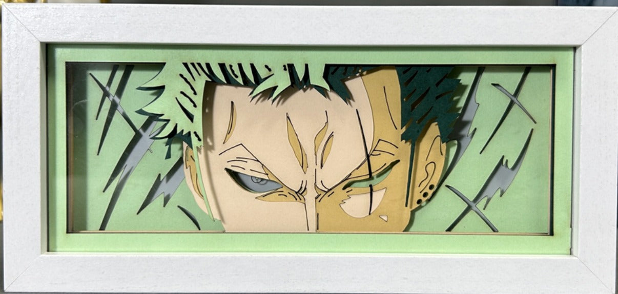 One Piece - Zoro Light Box (Shipping Calculated At Checkout)