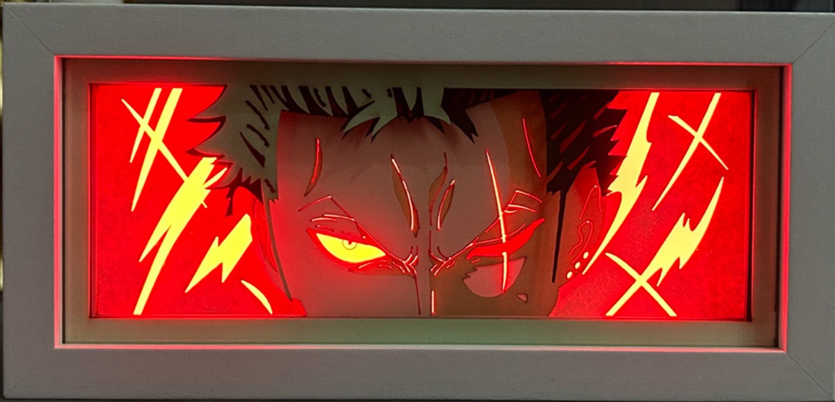 One Piece - Zoro Light Box (Shipping Calculated At Checkout)