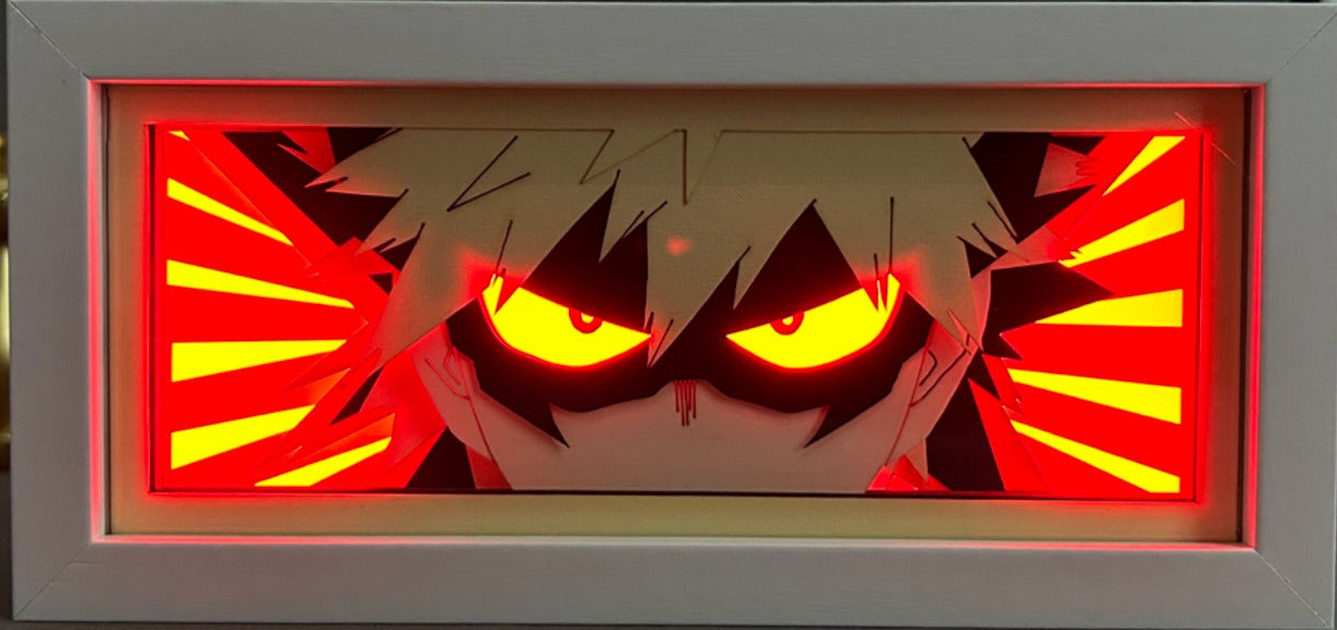 My Hero Academia - Bakugo Light Box (Shipping Calculated At Checkout)