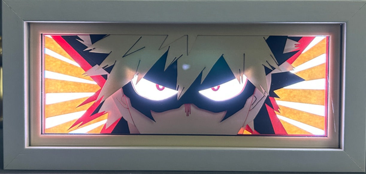 My Hero Academia - Bakugo Light Box (Shipping Calculated At Checkout)