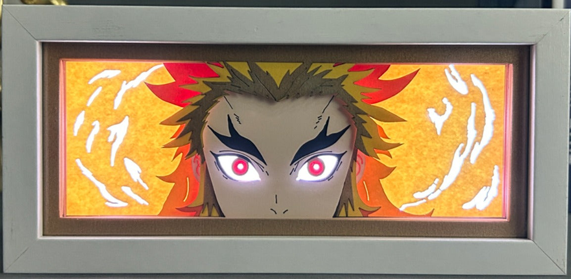 Demon Slayer - Rengoku Light Box (Shipping Calculated At Checkout)