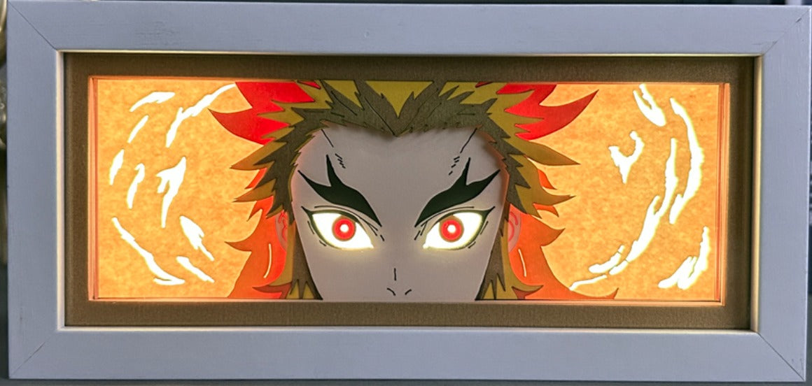 Demon Slayer - Rengoku Light Box (Shipping Calculated At Checkout)