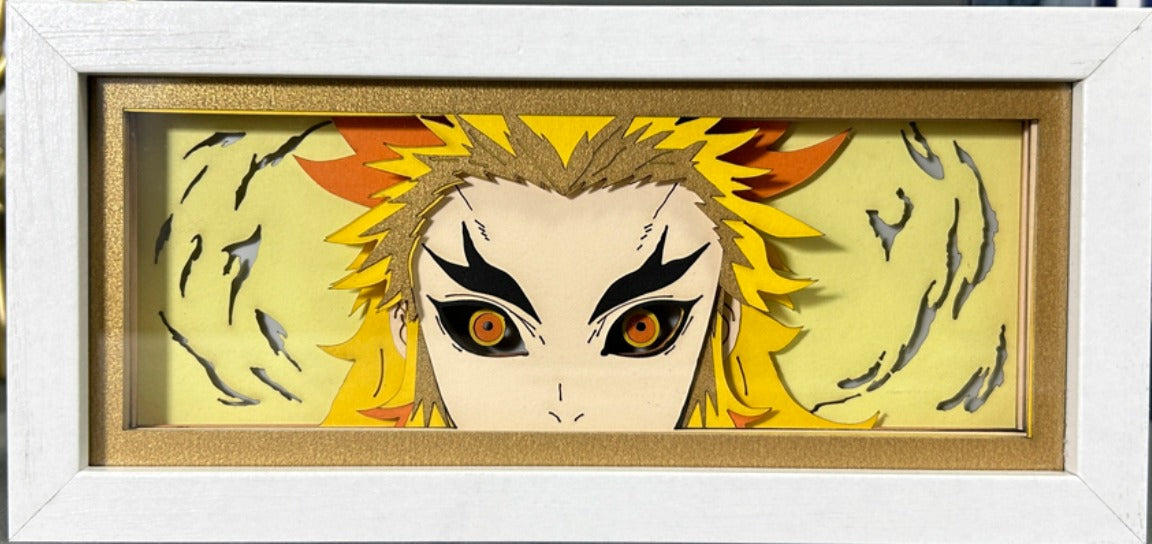 Demon Slayer - Rengoku Light Box (Shipping Calculated At Checkout)