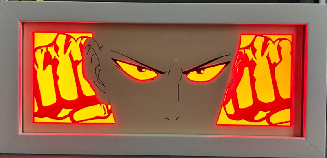One Punch Man - Saitama Light Box (Shipping Calculated At Checkout)