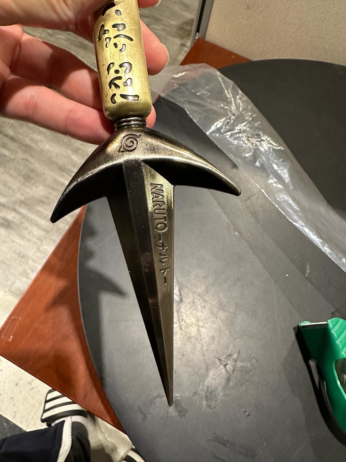 Naruto - Minato Metal Kunai (Price Does Not Include Shipping - Please Read Description)