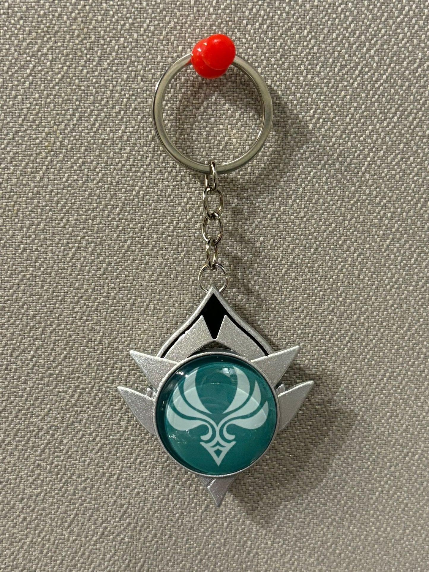 Genshin Impact - Anemo Snezhnaya Vision Metal Keychain
