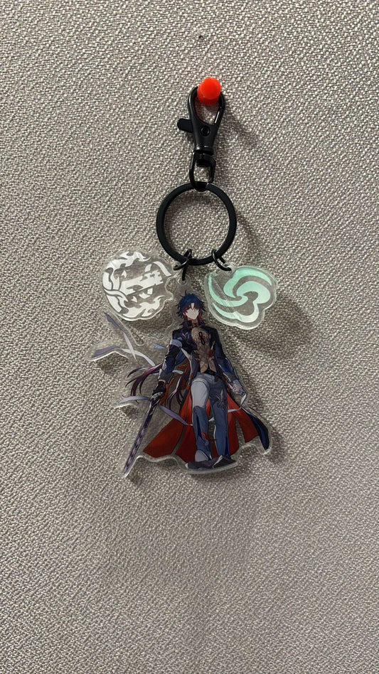 Honkai Star Rail - Blade Acrylic 3 Piece Keychain