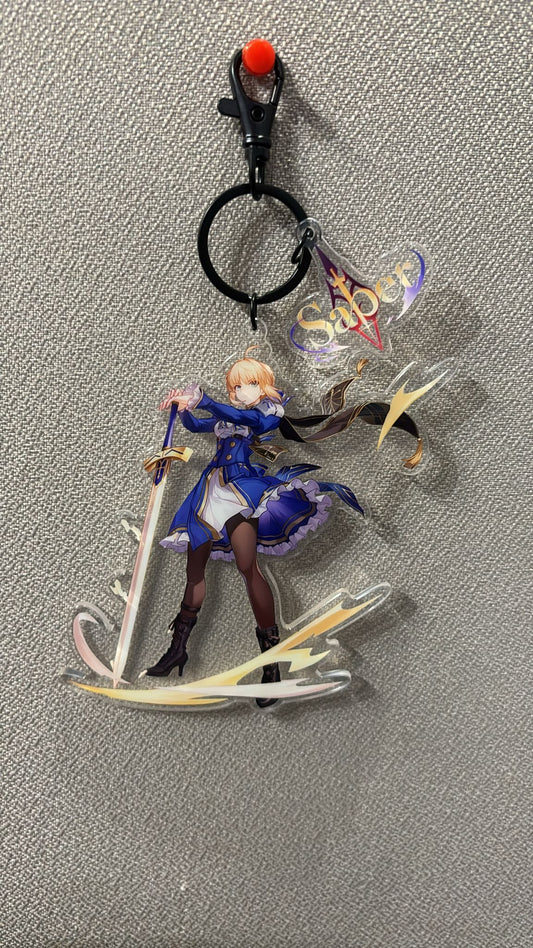 Honkai Star Rail - Saber Acrylic 3 Piece Keychain