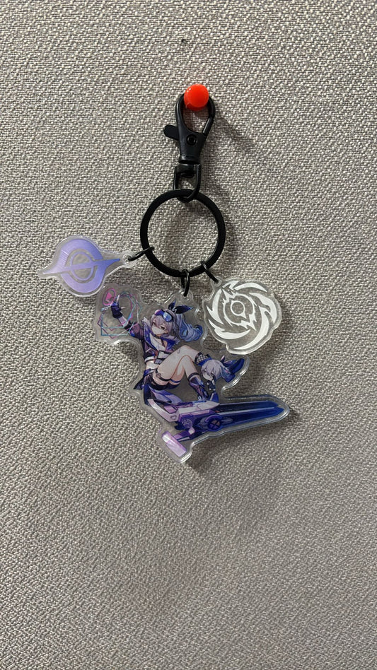 Honkai Star Rail - Silver Wolf Acrylic 3 Piece Keychain