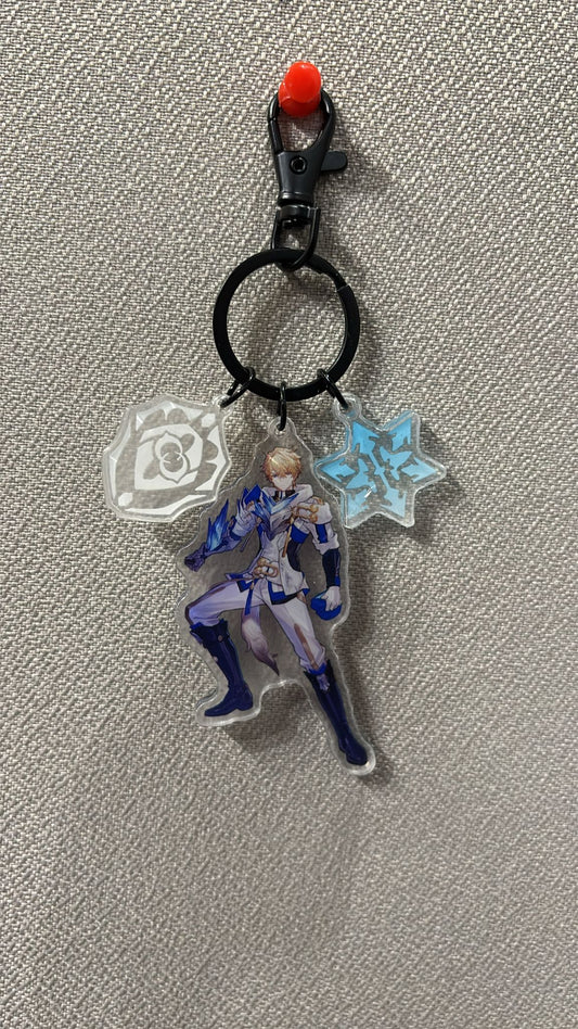Honkai Star Rail - Gepard Acrylic 3 Piece Keychain