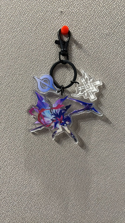Honkai Star Rail - Seele Acrylic 3 Piece Keychain
