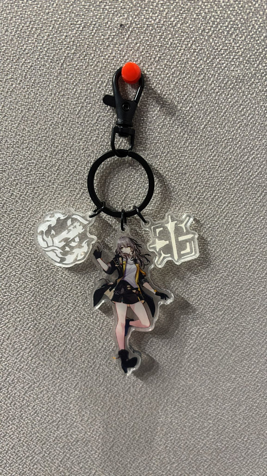 Honkai Star Rail -  Stelle Acrylic 3 Piece Keychain