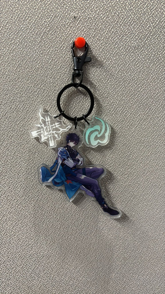 Honkai Star Rail - Dan Heng Acrylic 3 Piece Keychain