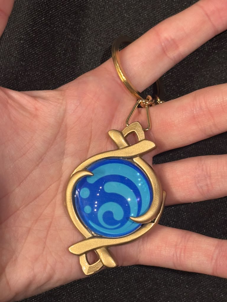 Genshin Impact - Hydro Fontaine Vision Metal Keychain