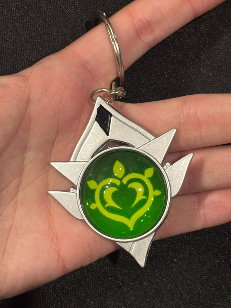 Genshin Impact - Dendro Snezhnaya Vision Metal Keychain