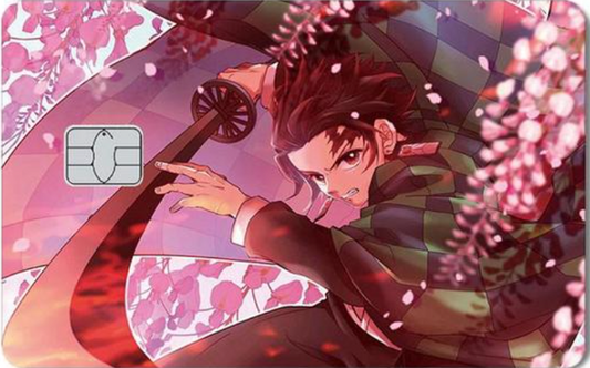 Demon Slayer - Tanjiro Credit Card Sticker (Please Read Description)