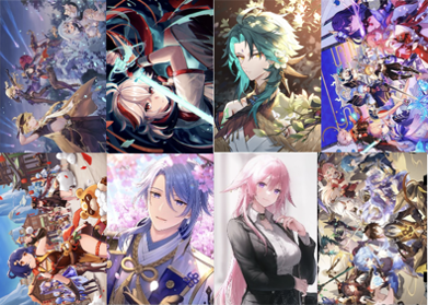 Genshin Impact  Poster Pack 10
