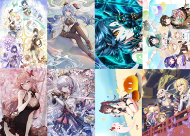 Genshin Impact Poster Pack 11