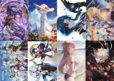 Genshin Impact  Poster Pack 13