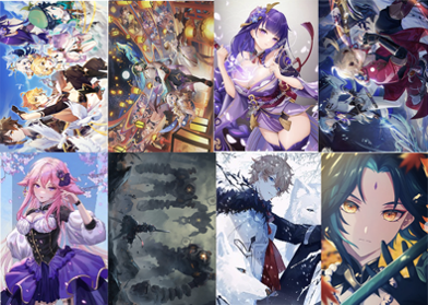 Genshin Impact  Poster Pack 3